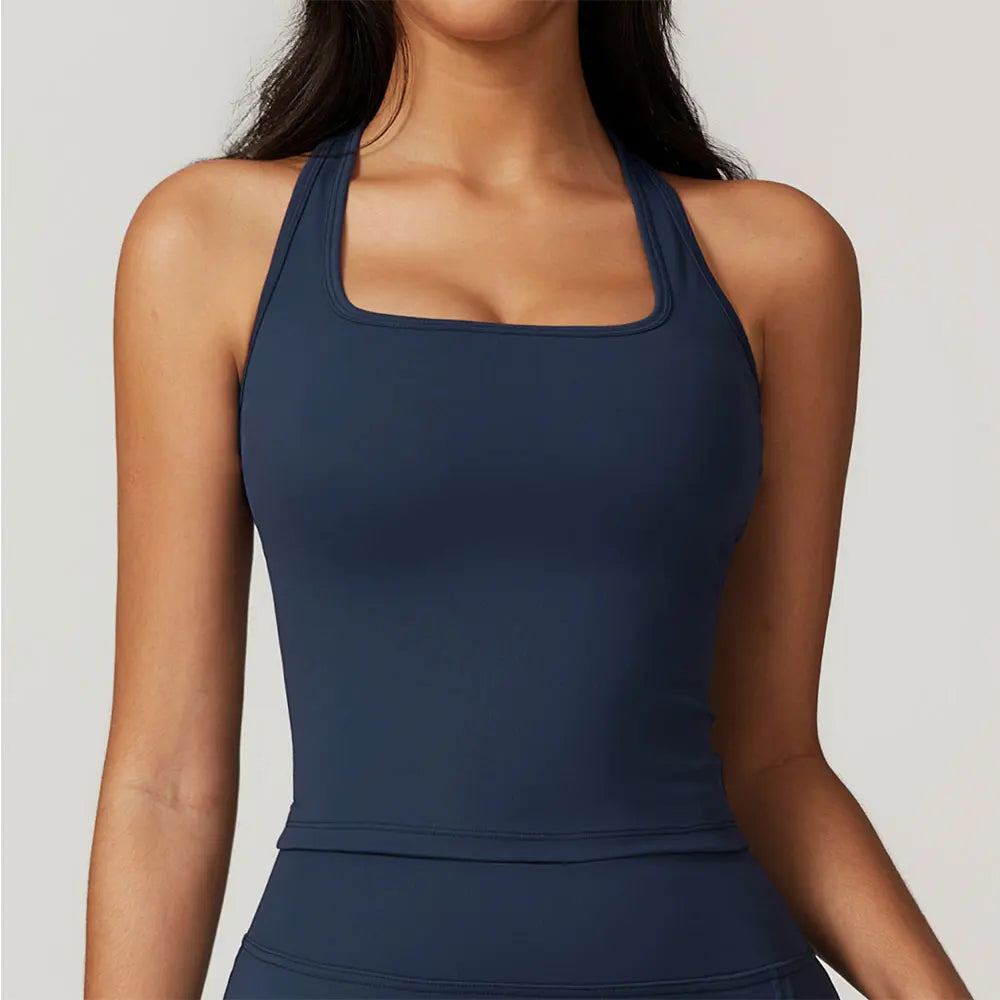 Halter neck Sports Bra Top