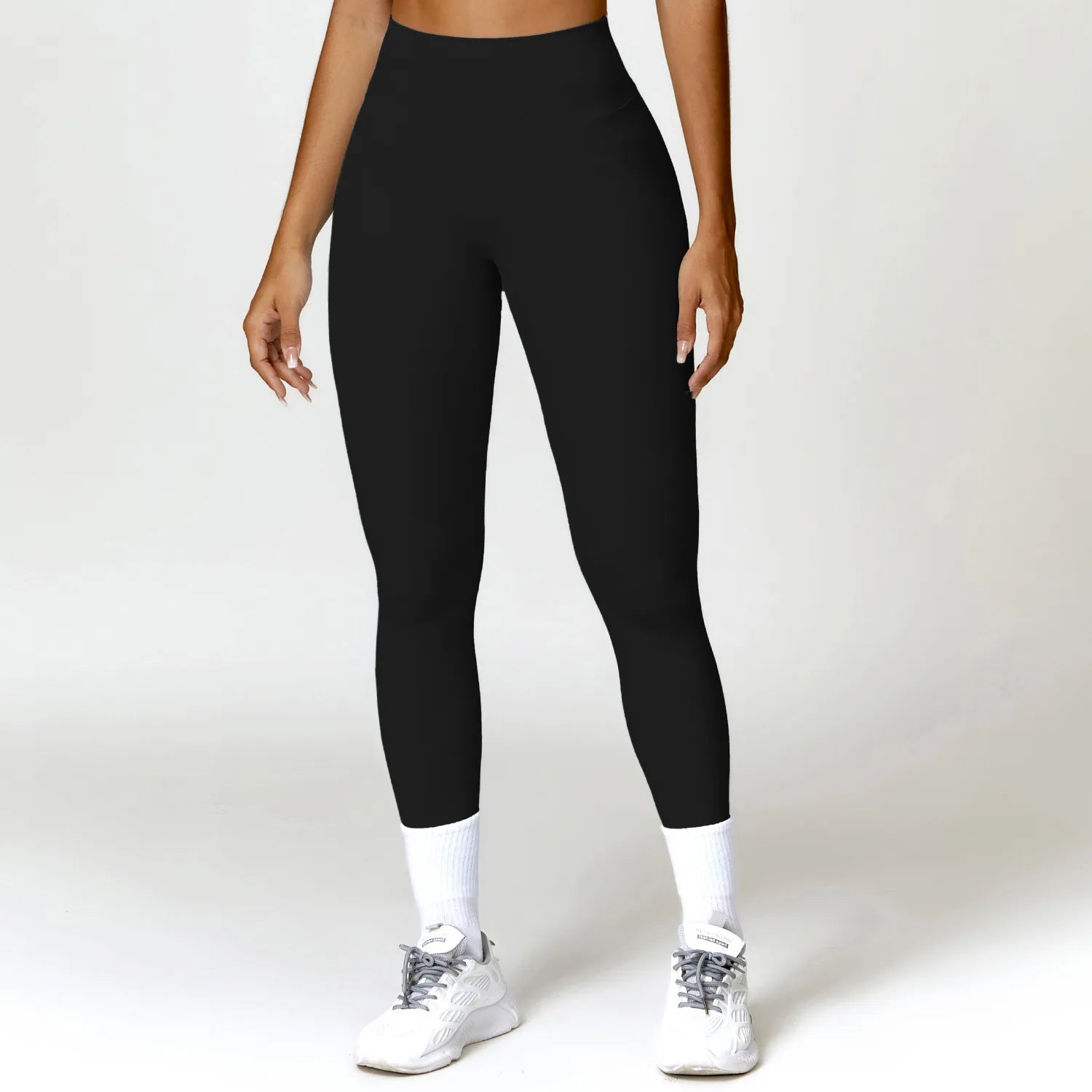High Waist Push Up Scrunch Butt gym leggings Advanced Black