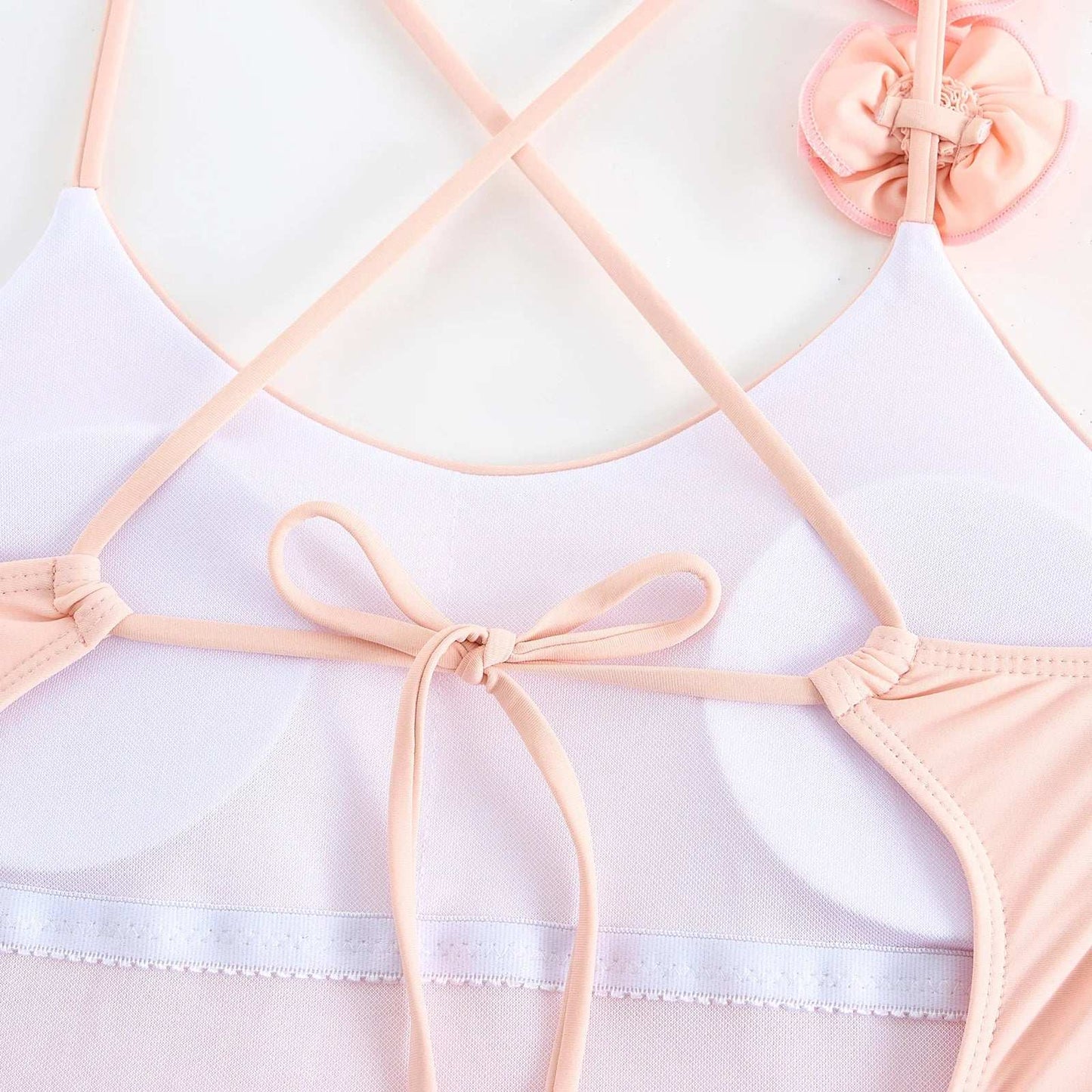 Flower Cross Back one piece swimsuit