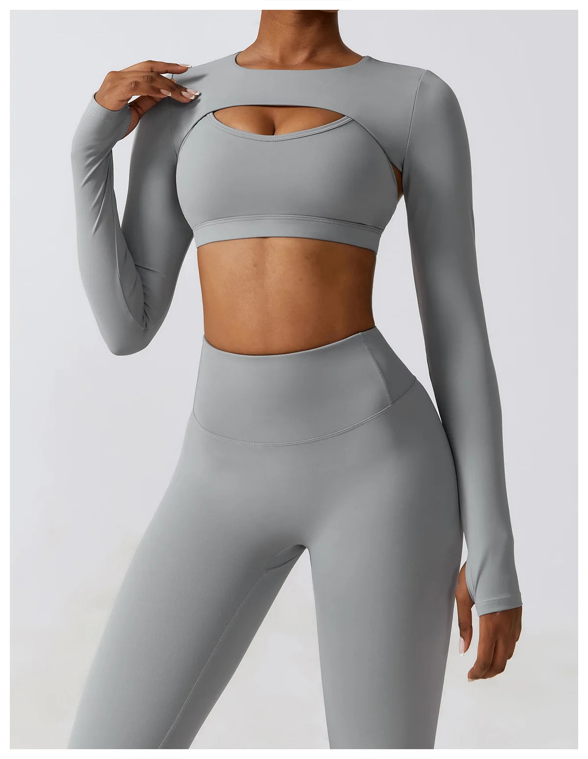 Long Sleeved Fitness Gym Top