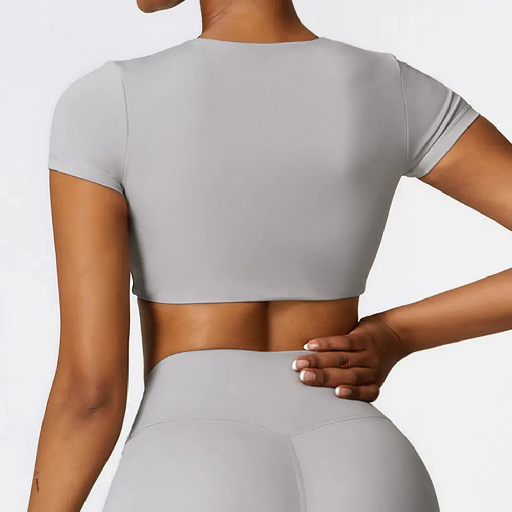 Seamless Yoga Workout Fitness Crop Top