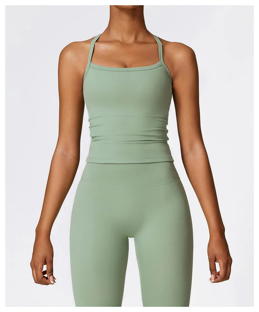 Cross Back Yoga Sports Bra