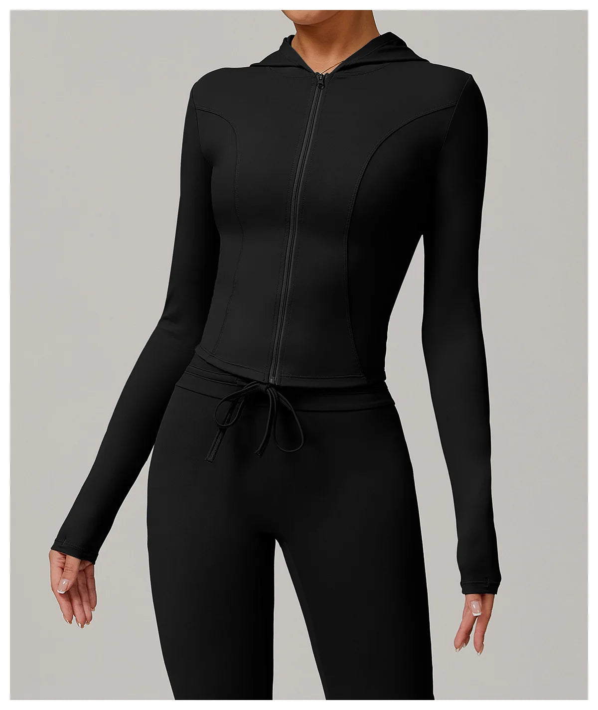 Zipper Long Sleeve Sports Jacket