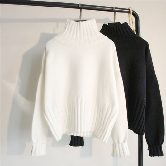 Turtleneck Knitted Jumper Sweater