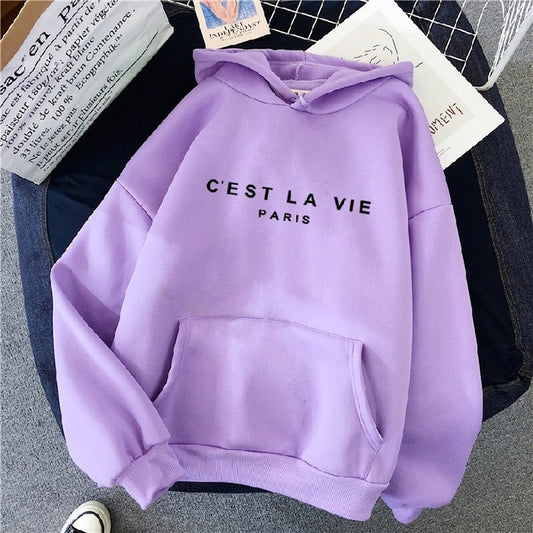 Letter print new hoodie
