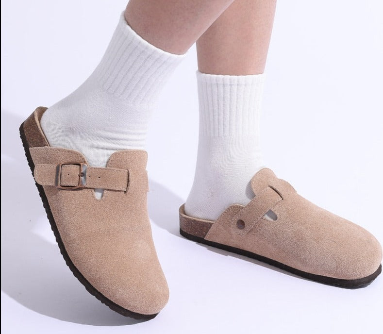 Suede Birkenstock style Mules Clogs Slippers