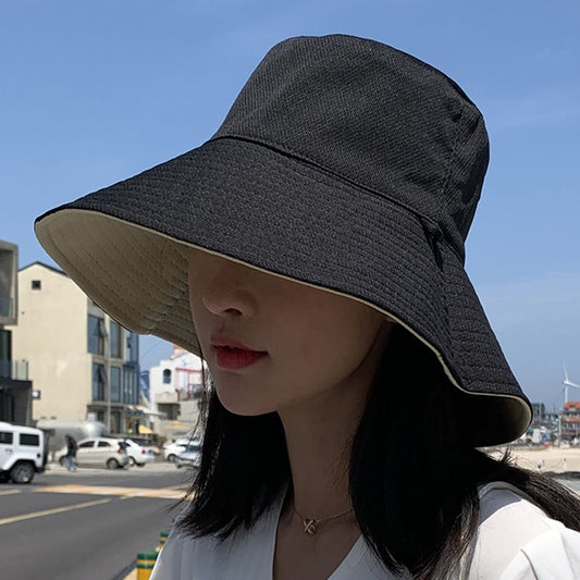 New Double-sided Foldable Bucket Hat