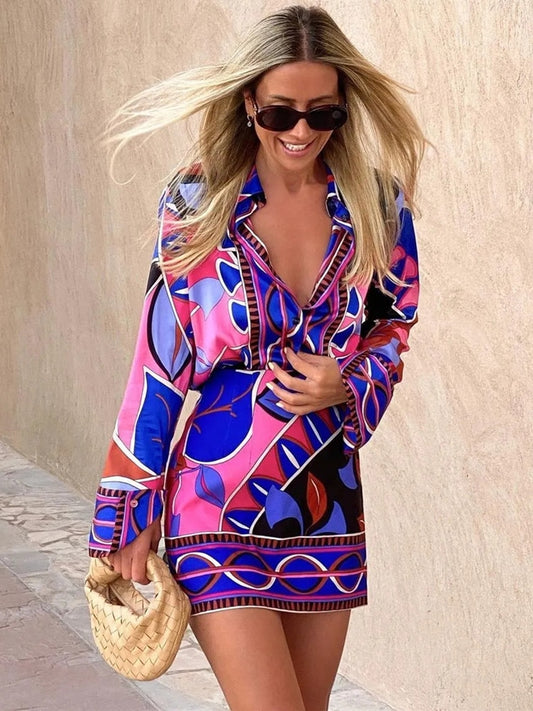 Women Vintage Long Sleeve Top