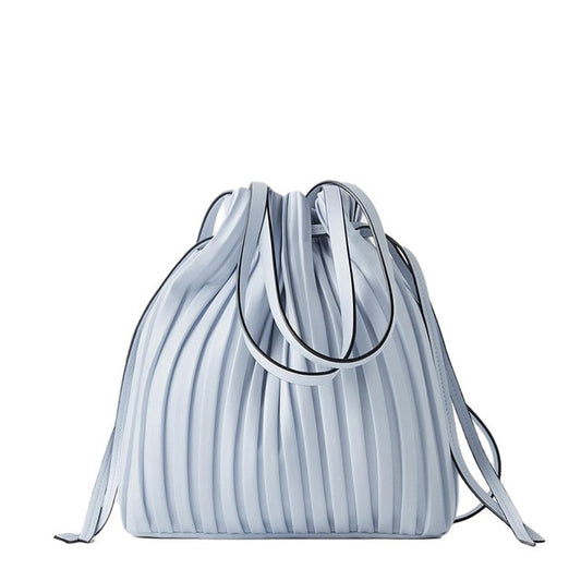 Pleated Bucket women's handbag