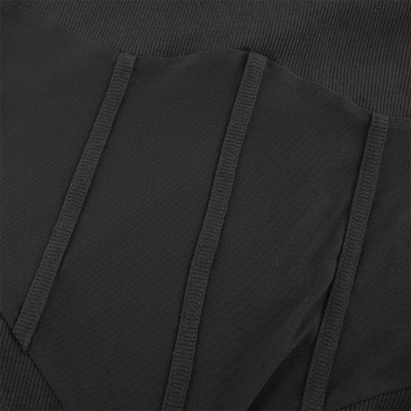 Turtleneck Mesh Bodysuit