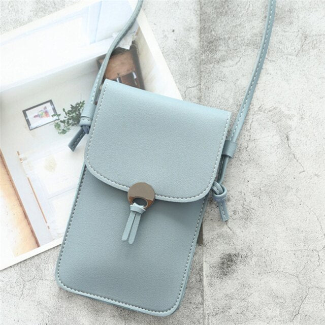 Retro Mobile Phone Mini Bag Gray blue1