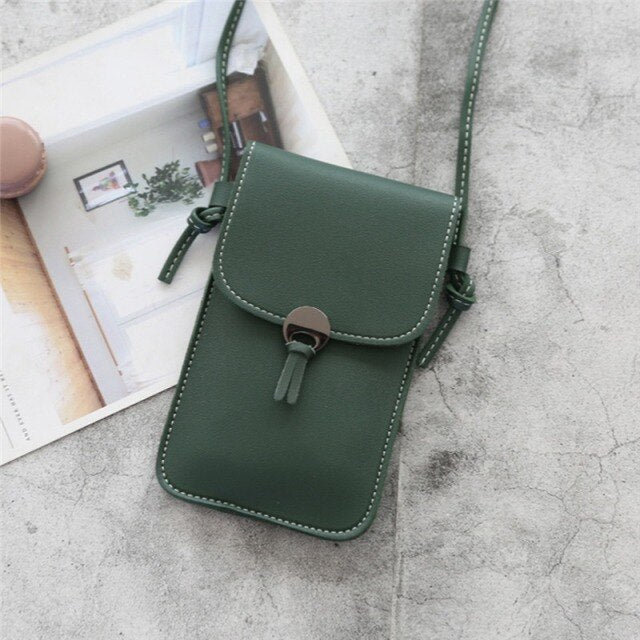 Retro Mobile Phone Mini Bag Dark green1