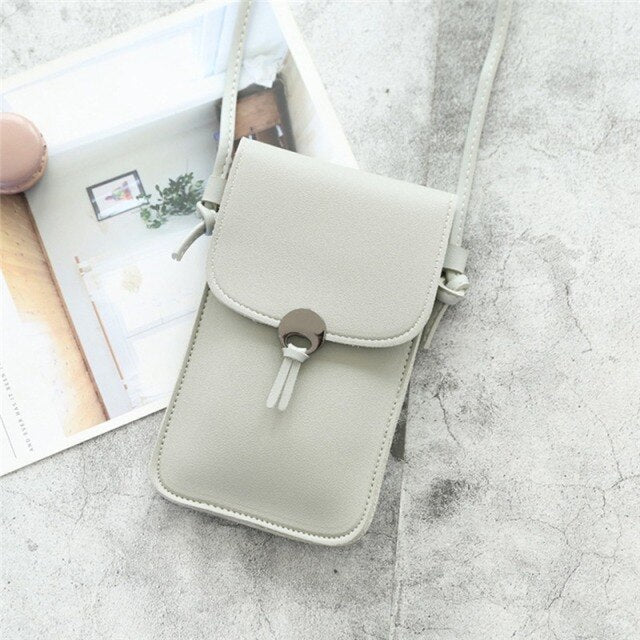 Retro Mobile Phone Mini Bag Light gray1