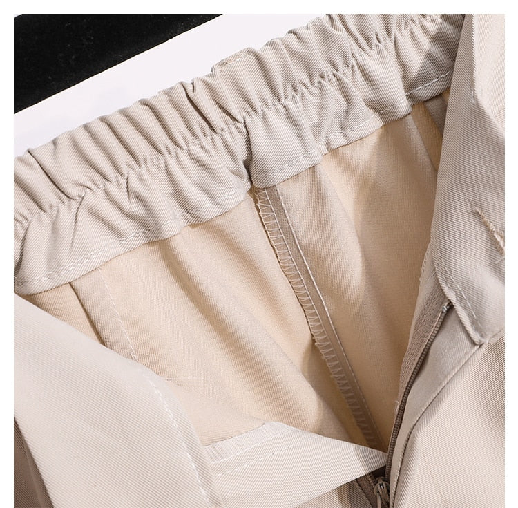 Wide-Legged High Waist Trousers