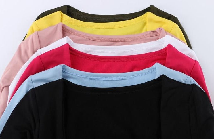 Long Sleeve square neck Bodysuit