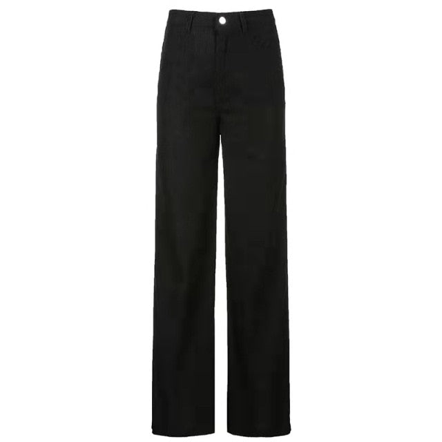 Retro Wide leg Corduroy Trousers 02