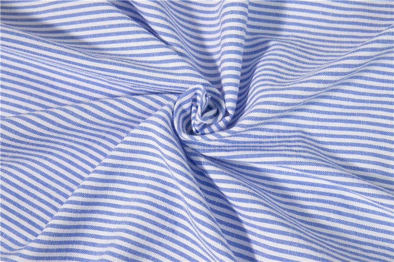 Short sleeve stripped Shirt Dress