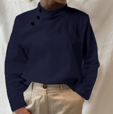 Short Sleeve button detail Summer Blouse