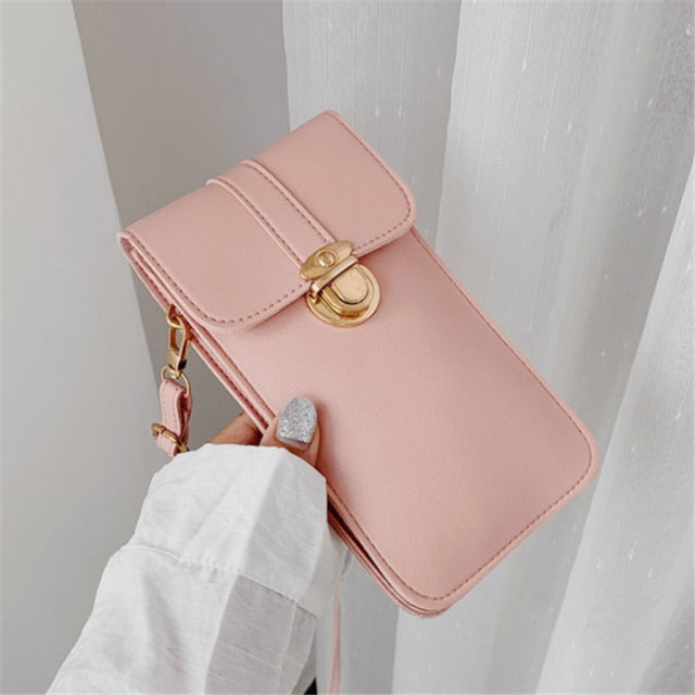 Retro Mobile Phone Mini Bag Pink2