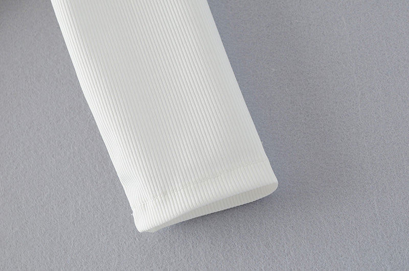 Long Sleeve Backless Wrap Bodysuit