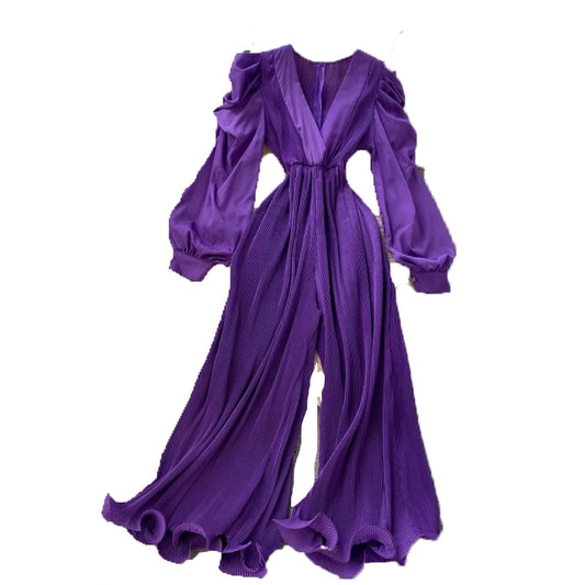 V-neck Puff Sleeve Bodysuit