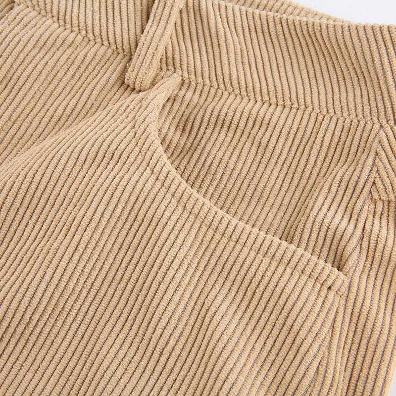 Retro Wide leg Corduroy Trousers