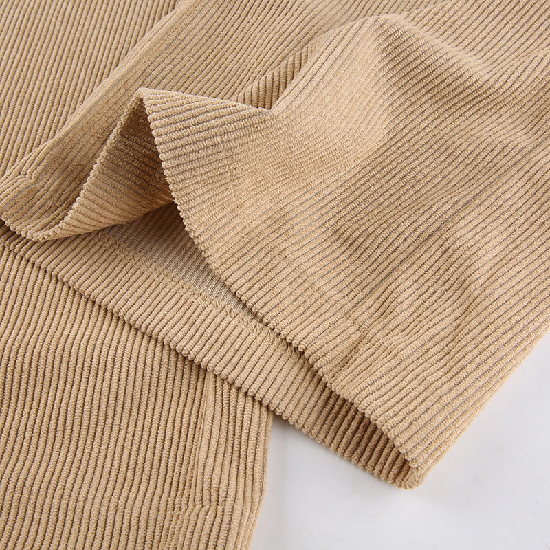 Retro Wide leg Corduroy Trousers