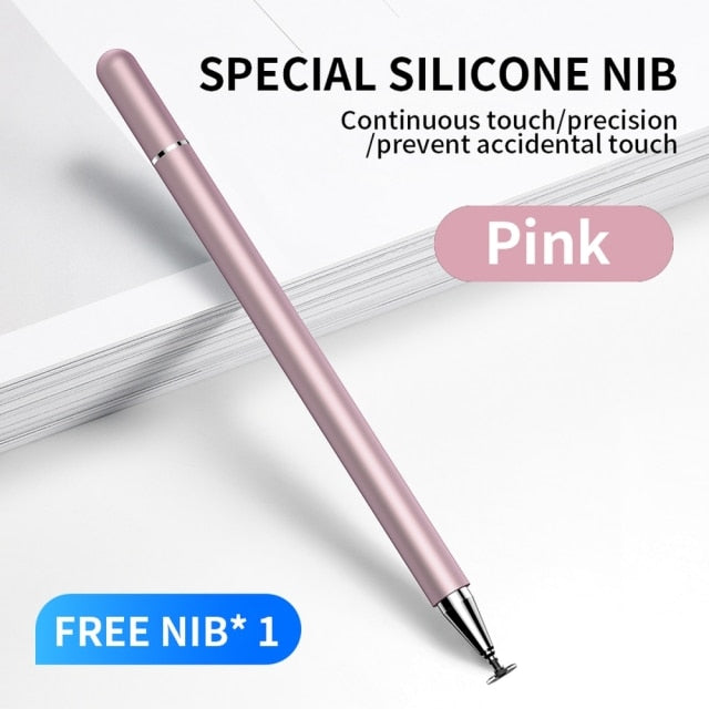 Universal Touch Stylus Pen For Phone iPad Tablet Pink